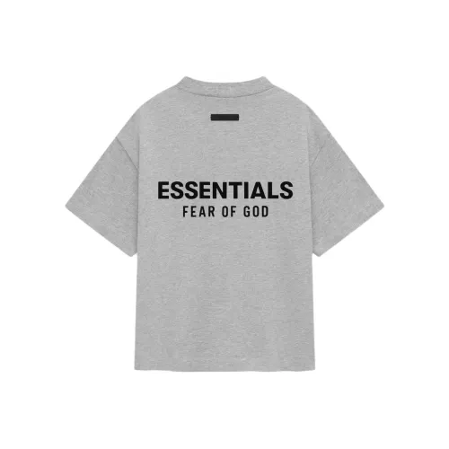 Fear of God Essentials Светло-туманно-серый/Светло-пшеничный серый Женские футболки