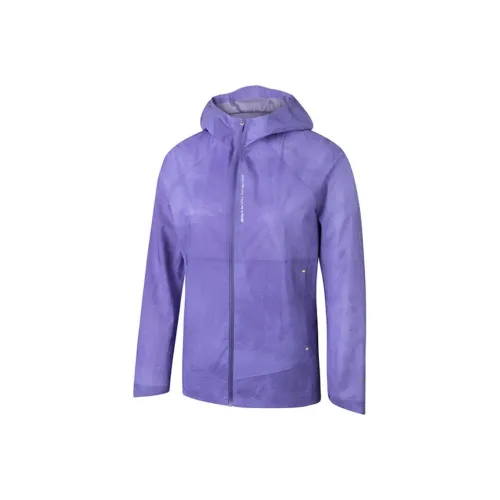 ANTA RUNNING Collection Куртки и Пальто Женские Глициния Фиолетовый С принтом по всей поверхности