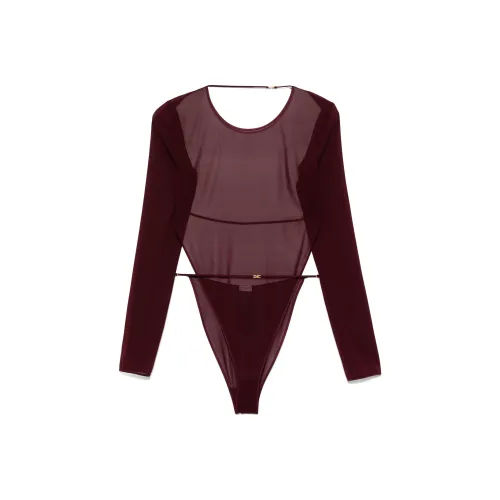 SAINT LAURENT Комбинезон Женский Бордовый