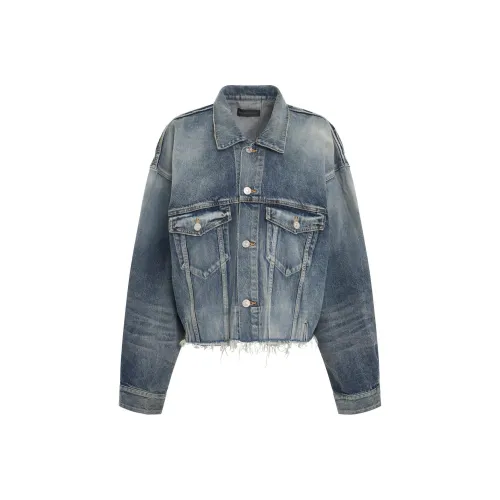 Balenciaga Куртки и Пальто Стандартный крой Женский Синий