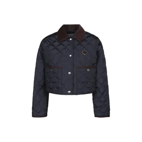 PRADA Куртки и Пальто Женские Морской Синий