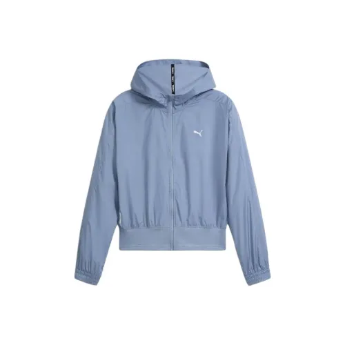 PUMA Куртки и Пальто Женские Светло-Синий
