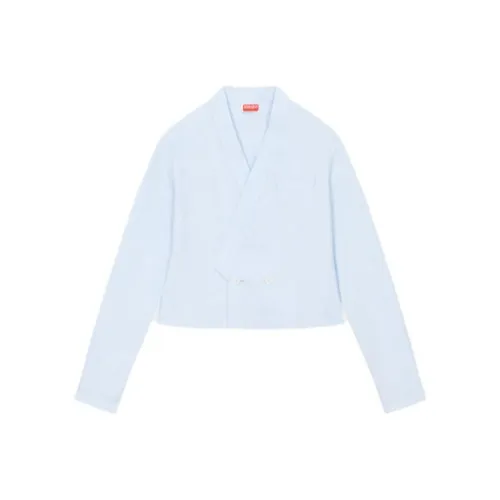 KENZO Небесно-голубые Женские Куртки