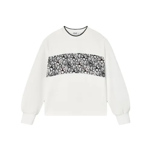 FILA Свитшот Женский Cloud White