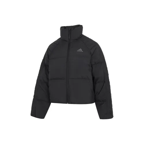 Adidas Пуховик Зимний Женский Черный