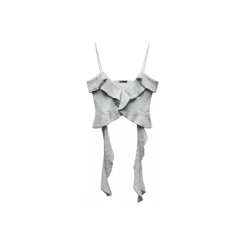 ZARA Зеленые Женские Камисоли