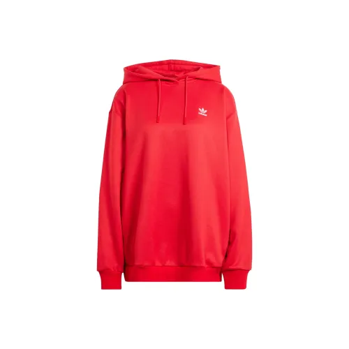 Adidas Originals Trefoil OVERSIZED Hoodie Hoodie Women's Red