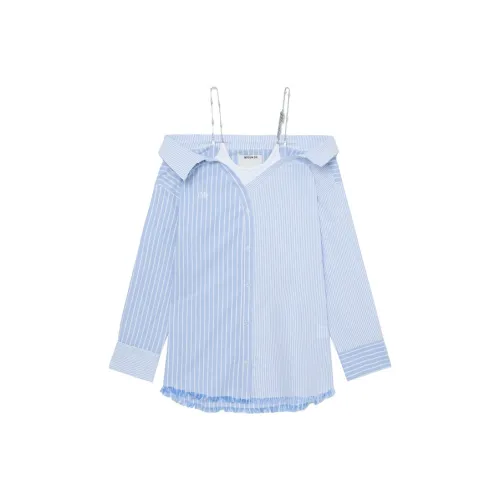 MUSIUM DIV BLX/синий Женские Рубашки