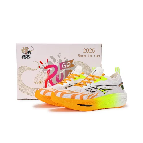 SUNAITU Беговые кроссовки Низкий топ Ярко-оранжевый Будущее Унисекс