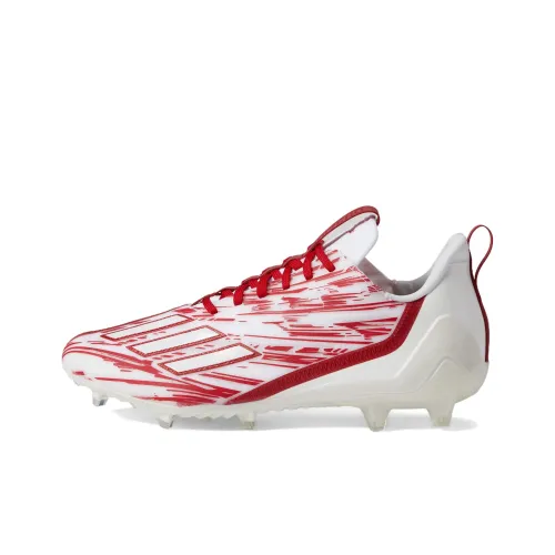 Adidas Adizero Cleats Амортизация Износостойкие футбольные бутсы для мужчин красного цвета