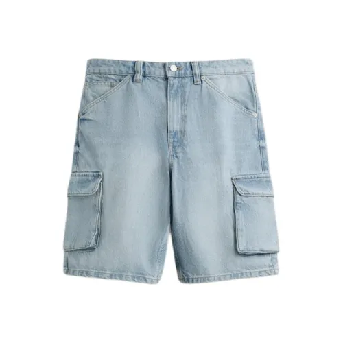 ZARA Джинсовые шорты Мужские Светло-синие