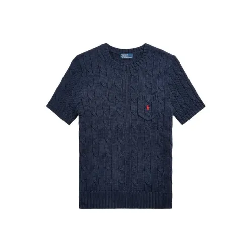 Polo Ralph Lauren SS24 Трикотаж Женский Hunter Темно-синий