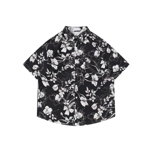 BEAR UNION Черная унисекс рубашка