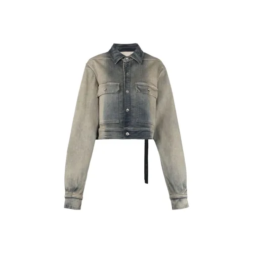 RICK OWENS Серые Женские Куртки