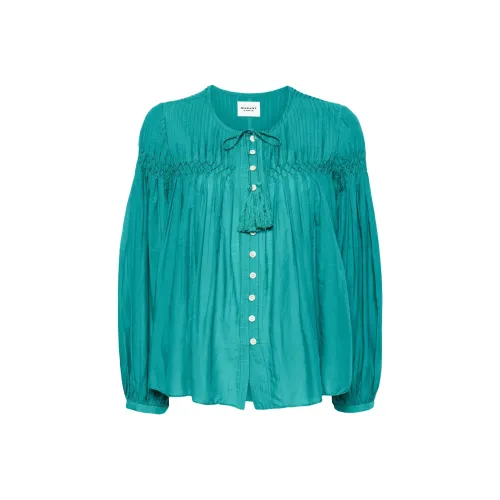 ISABEL MARANT ETOILE Рубашка Женская Зеленая