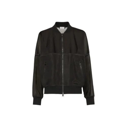 BRUNELLO CUCINELLI FW24 Куртки и Пальто Женские Черный