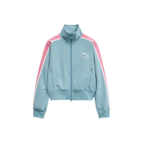 PUMA Куртки и Пальто Женские Светло-Синий