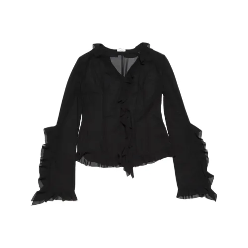 Acne Studios Рубашка Женская Черная