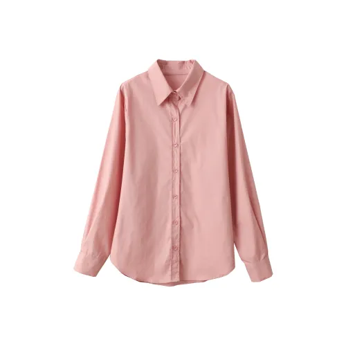 Huagaa Розовые Женские Рубашки