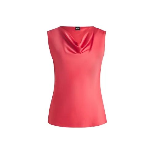 Hugo Boss Рубашка Женская Темно-Розовая