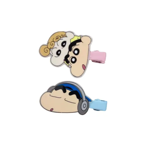 Crayon Shinchan Акриловые заколки для волос Унисекс
