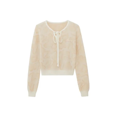 D'zzit Экрю Женская Трикотажная Одежда