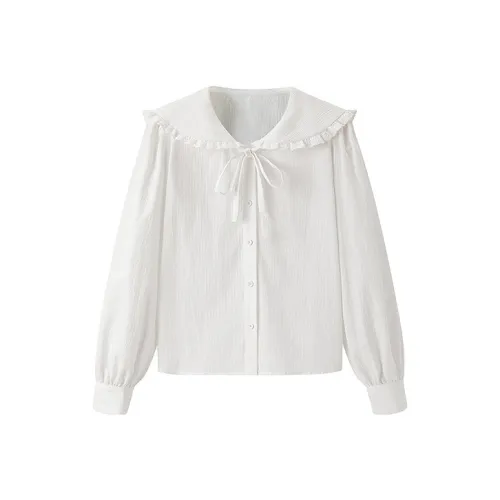 LEDIN Белый В наличии Женские Рубашки