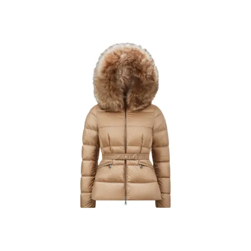 Moncler Boed Series Пуховик Женские Верблюжий Бежевый