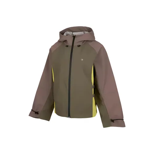 Куртки и пальто женские зеленый коричневый