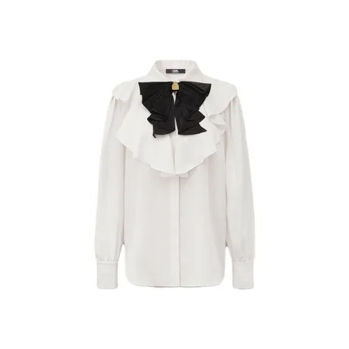 Karl Lagerfeld Рубашка Женская Белая