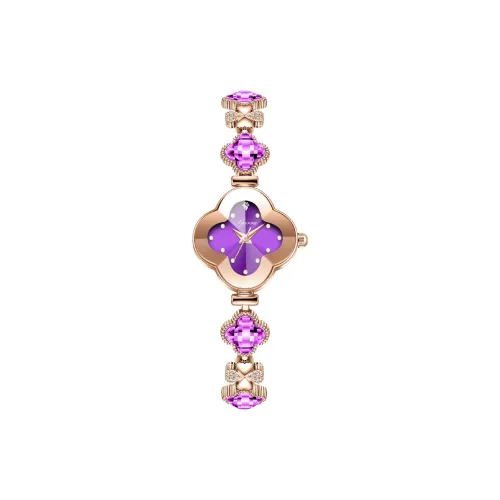 SPIRRA Кварцевый механизм Часы Женские Фиолетовый Циферблат