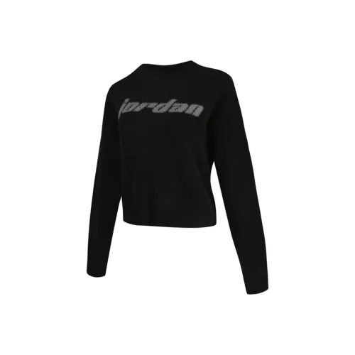 Джордан AS W J Свитер Топ Трикотаж Женский Черный