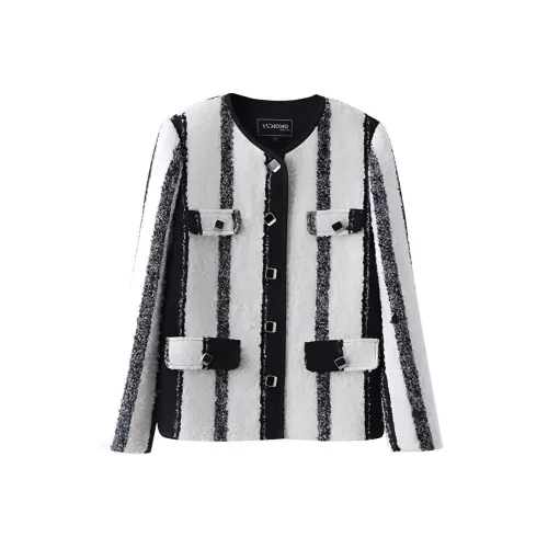 YUMOMO STAR Черно-белые Женские Куртки