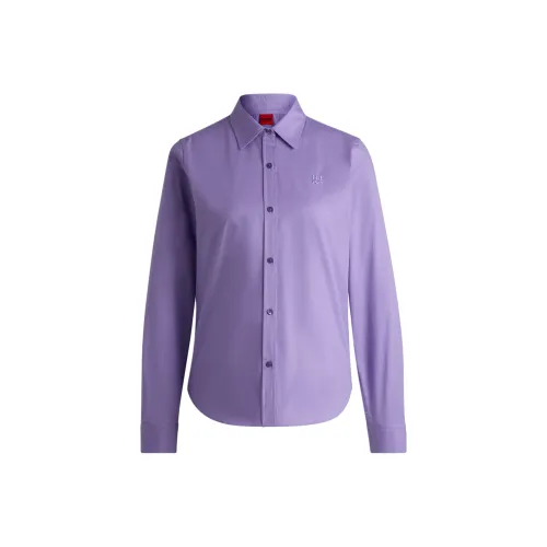 HUGO BOSS Фиолетовые Женские Рубашки