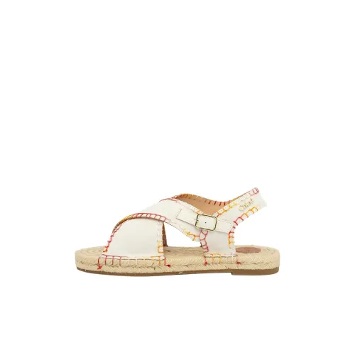 Chloe Низкий Топ Детские Сандалии Белые Малыш