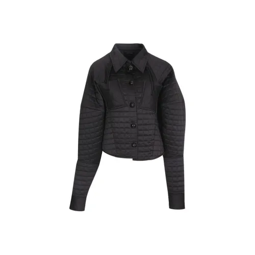 AIVEI Куртки Пальто Женские Черный Белый