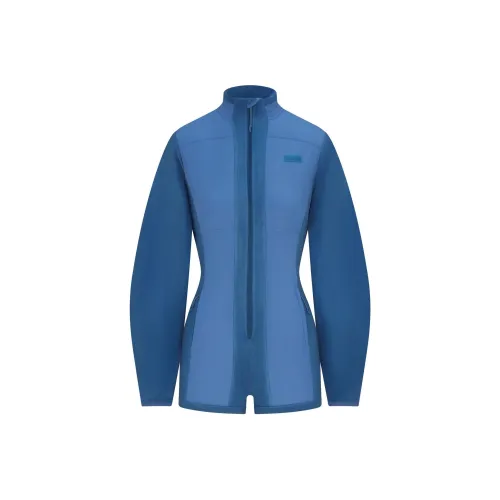 SKIMS FW24 Флис Lounge ONESIE Комбинезон Женские AZURE Небесно-голубой