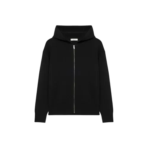 ARITZIA Кашемир Relaxed Zip Толстовка Кашемир Свитер Женские Черный Черный