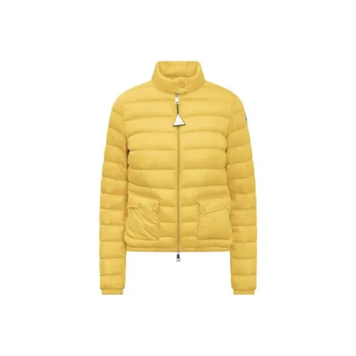 Moncler Пуховик Женские Желтые Пуховые Куртки