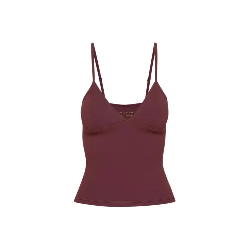 ARITZIA Golden Масло VIBRANT Танк Топ на бретелях Женские Красный Красный