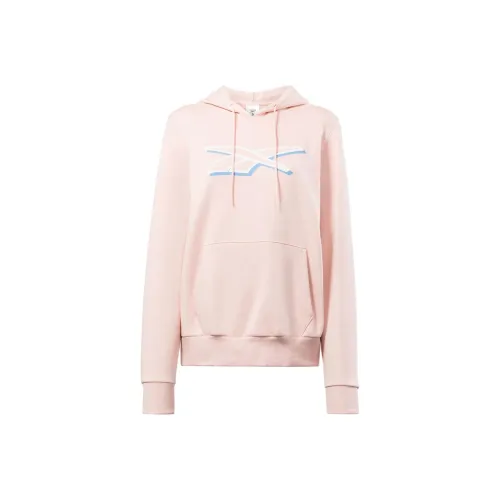 Reebok Vector Graphic OTH Hoodie Sweatshirt Women's Pink