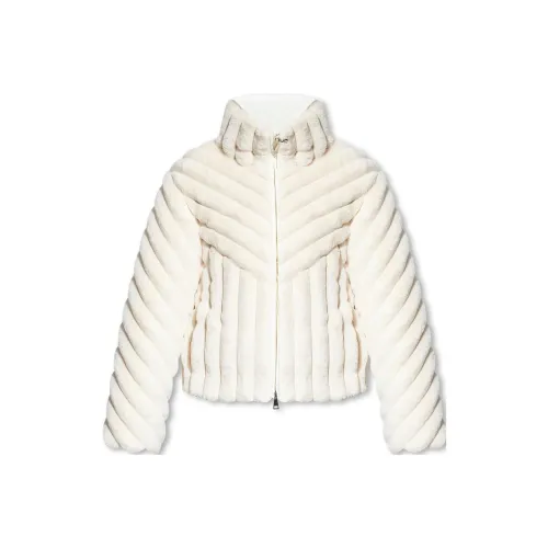 Moncler Down Jacket Women's Beige
