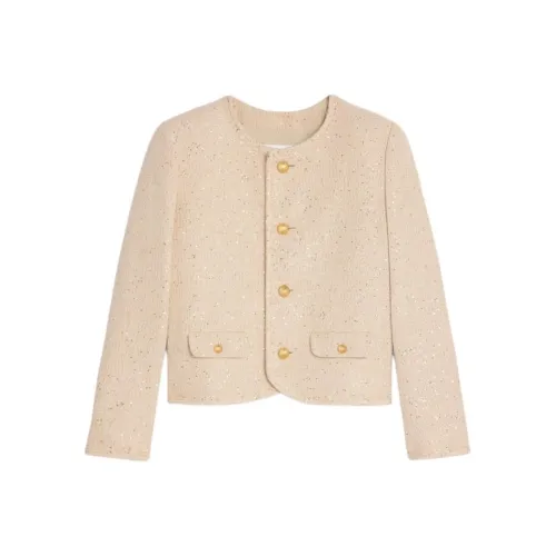 CELINE SS25 Куртки Пальто Женские Золото