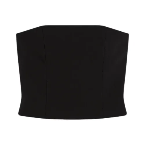 SCANLAN THEODORE Cady Bustier Без бретелей Топ Женские Черный Черный