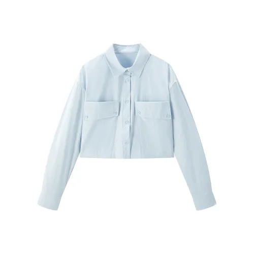 LEDIN Рубашка Женская Ледяной Розовый Синий