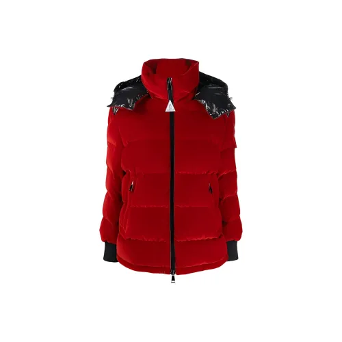 MONCLER Пуховик Женский Красный