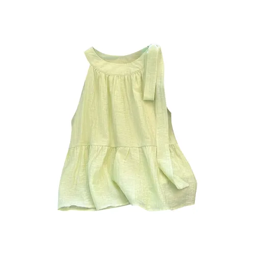 ARIADNAW STUDIO Шифон Рубашка Женская Зеленая