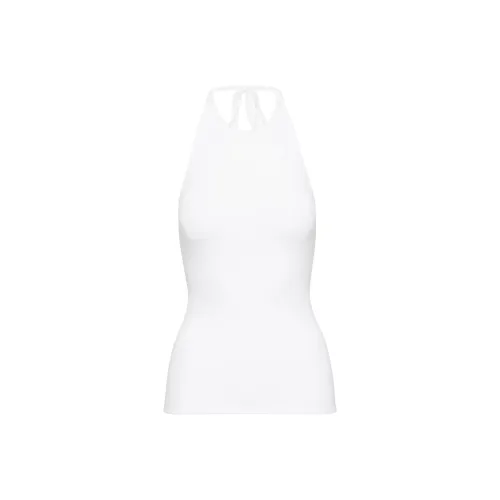 Aritzia Тень Behold Халтер Топ Топ на бретелях Женский Белый Белый