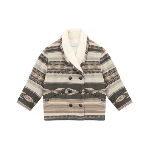 ISABEL MARANT ETOILE FW24 Куртки и пальто Женские Бежевый