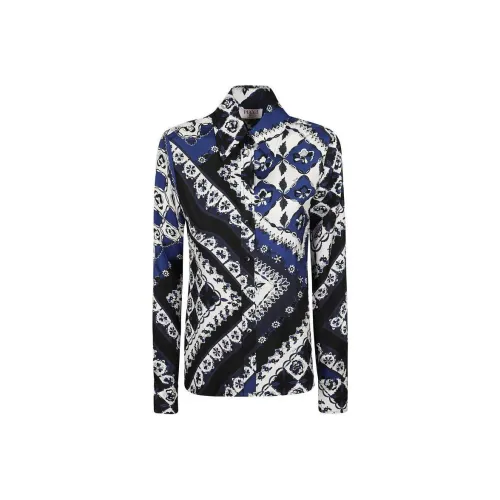 EMILIO PUCCI Рубашка Женская Синяя